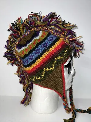 Mohawk Handmade Indian Peruvian Knitting Hat  • $12.50