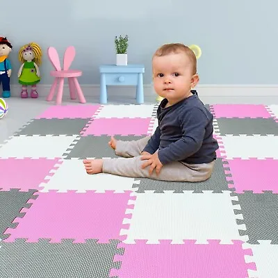 Kids Children Play Mat Garden Yoga Gym Exercise Baby Crawling Soft Foam Tiles  • £12.95