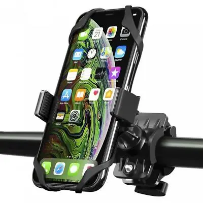 BICYCLE MOUNT HANDLEBAR SILICONE HOLDER BIKE NON-SLIP STRAP DOCK For CELL PHONES • $21.10