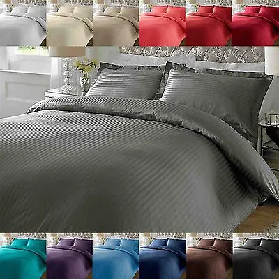 £20.49 • Buy 100% Cotton Luxury Duvet Cover Set Pillow Case Bedding Single Double King Size