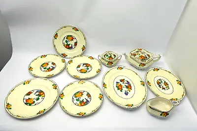 W.H. Grindley & Co Sheraton Ivory England Gravy Platter Plates Bowls Teapot • $64