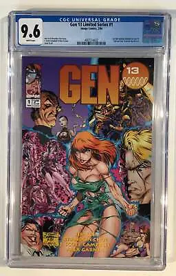 Gen 13 Limited Series #1 - Image 1994 - CGC 9.6 - Classic J. Scott Campbell Cove • $82.50