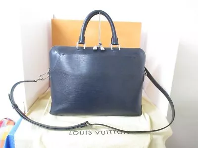 Louis Vuitton M51690 Dark Blue Epi Oliver 2WAY Document Bag Briefs Blue Marine • $722.97