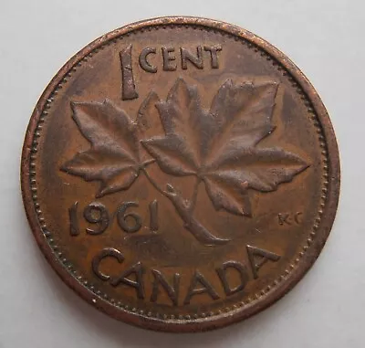 1961 Canada 1 Cent • £2.49