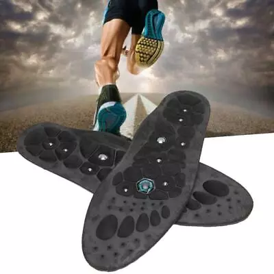 Magnetic Massage Shoe Insoles Acupressure Relief Reflexology • £8.18