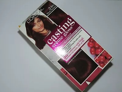 4 X L'OREAL Casting Creme Gloss 246 Hair Colour Black Henna  • £19.99