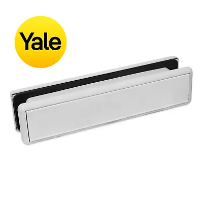 Yale Upvc Door Letterbox Letter Plate White (white Surround) • £12.99