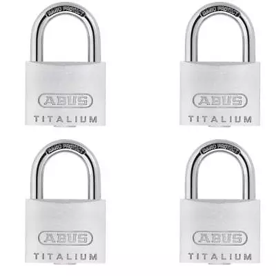 Abus 64ti/40mm Titalium Padlock Quadpack (64TI-40-4) • £40.70