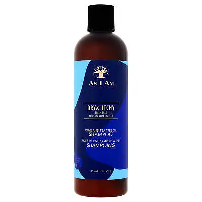 As I Am Dry & Itchy Scalp Care Olive & Tea Tree Oil Shampoo 355ml+ Free Delivery • £12.95