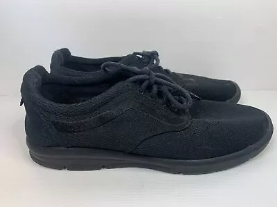 Vans UltraCush Lite Black Sneakers Skate Shoes Size Men 8 US Womens 9.5 US • $29.99