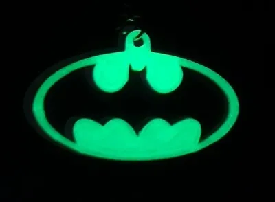 Batman Keychain Inspired Glow In The Dark • $3.29