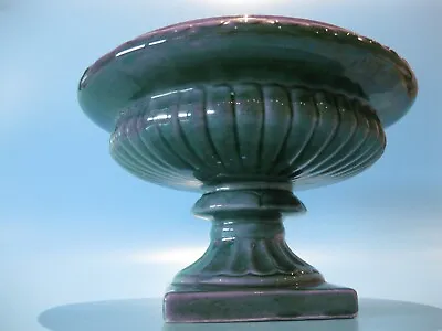 Very Nice  Elaine Goddard  Green Ceramic Grecian Style Pedestal Planter / Urn • £9.95