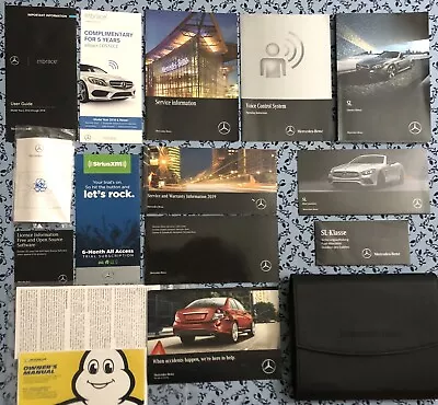 2019 Mercedes-benz Sl Class 450 550 63 65 Amg Roadster Owners Manual Oem Set A+ • $299.75