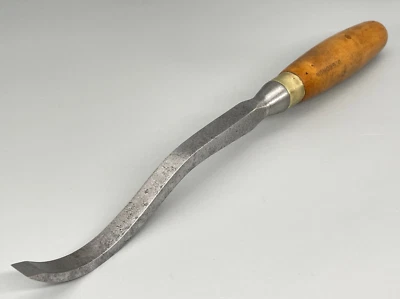 $50.13 • Buy Vintage Marples & Sons 1/2  Swan Neck Lock Mortice Chisel Boxwood Handle