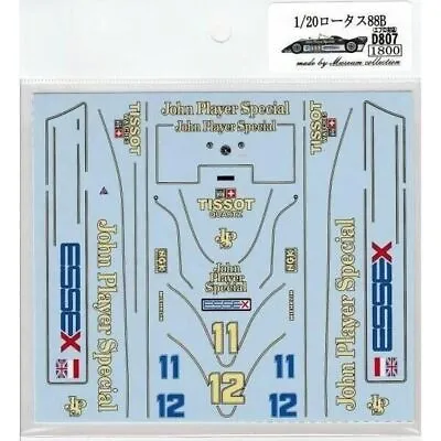 Decals For EBBRO 1/20 Lotus 88B Japanese • £29.46