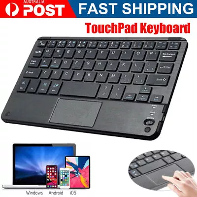 Wireless Mini Bluetooth Keyboard Touchpad For Laptop Tablet Mac Iphone Android • $25.99