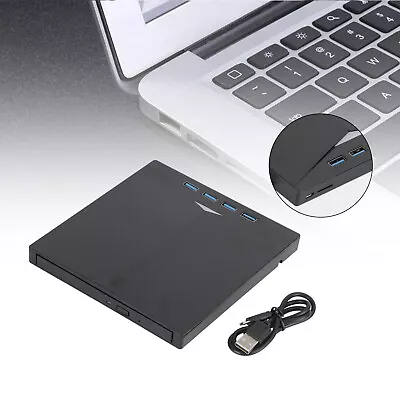 Type-C 7 IN 1 External Burner Ray Disc Writer  Reader CD DVD Drive USB 3.0 RA • £34.79