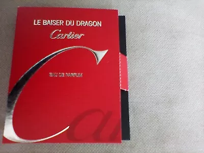 3 X Cartier Le Baiser Du Dragon EdP 3x 15ml  Vial Sample Rare & Discontinued • $29.99