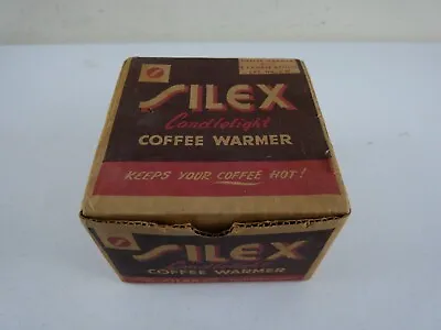 Vintage SILEX Candlelight Coffee Warmer Votive Candle Beverage Heating Kit NEW • $21.99
