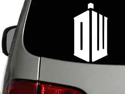 DOCTOR WHO LOGO Vinyl Decal Car Truck Wall Sticker CHOOSE SIZE COLOR • £3.61