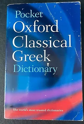 £2 • Buy Oxford Classical Greek Pocket Dictionary 