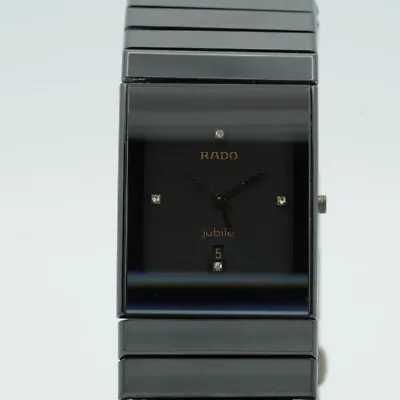 Rado Ceramica Men's Watch 29MM Steel Quartz Pretty Wrist Vintage 205.0295.3 • $1925.06