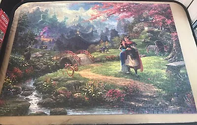 Schmidt Thomas Kinkade Disney Mulan 1000 Piece Puzzle Excellent Condition • £2.99