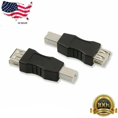 New USB 2.0 Type A Female To USB B Male Adapter Converter • $3.25