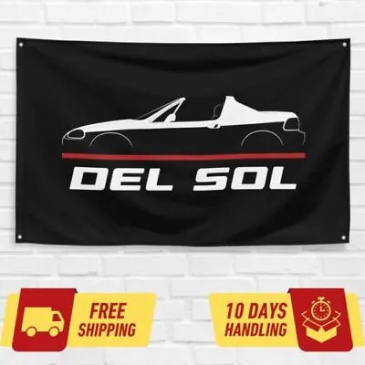 For Honda Del Sol 1992-1998 Enthusiast 3x5 Ft Flag Banner Birthday Gift • $17.95