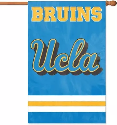 UCLA Bruins Premium Double Sided Banner Flag Applique Embroidered 28x44 Inches • $32.79