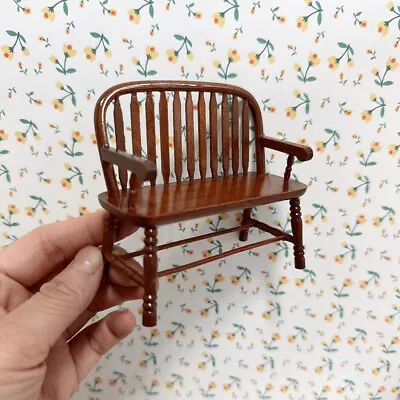 DollHouse Miniature 1:12 Scale Vintage Windsor Chairs Armchair Furniture Garden • $12.88