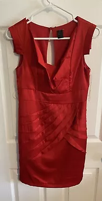 Women's Cluce Sleeveless Red Dress Small Size Red Dress C.Luce Brand • $16.99