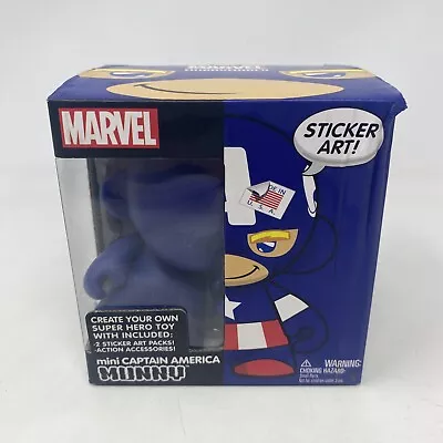 Kidrobot Marvel Mini Munny 4 Inch Vinyl Figure Captain America • $12.99