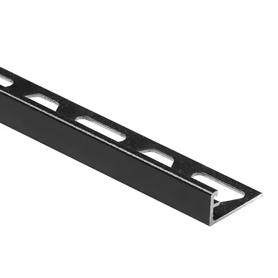 Jolly Matte Black Textured Aluminum 5/16 In. X 8 Ft. 2-1/2 In. Metal Tile Edging • $95.71