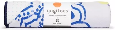 Manduka - Yogitoes Skidless Mat Towel 2.0 Chakra Print Blue 71  X 24  • $60.99