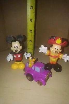 Disney Mickey Mouse Pluto Lot Of 3 Firefighter Car • $8