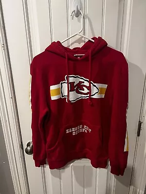 Mitchell And Ness Kansas City Chiefs Pullover Hoodie Men's Medium Red • $19.99