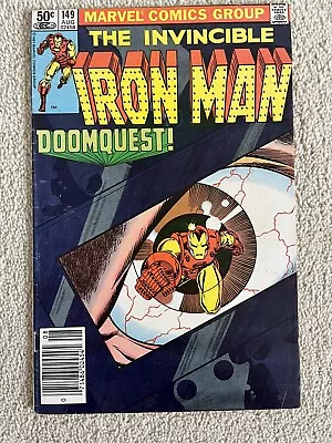 Iron Man 149 (1981) Doctor Doom App Cents Spine Creases Bagged & Boarded • £6.50