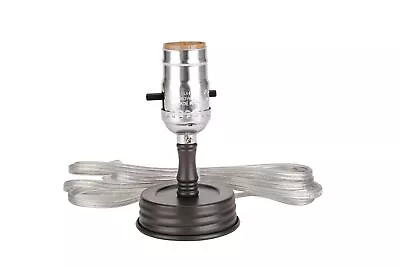 21030A Mason Jar Lamp Kit In Oil Rubbed Bronze • $31.77