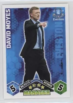 2009-10 Topps Match Attax English Premier League David Moyes Rookie RC • $1.40