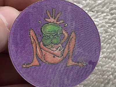 1990's Slug Green Face Monster #8 Pogs Milk Bottle Cap Game 8 Vtg • $4.11