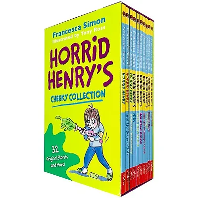  Horrid Henry's Cheeky Collection 10 Books Box Set By Francesca Simon 32 Origina • £16.99