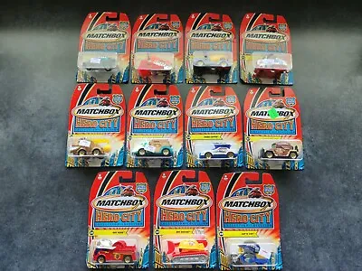 Lot/11 NEW Matchbox Hero City Collection Ultra Heroes 2003 NIP Police Fire Truck • $27.99