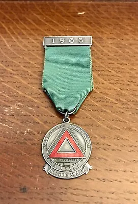 1963 - Royal Society For The Prevention Of Accidents - Safe Driving 5 Year Medal • £8.99