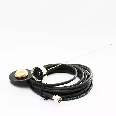 VHF 136-155MHz NMO Antenna Magnetic Mount W/ MINI UHF RG58 Cable Mobile Radio • $23.90