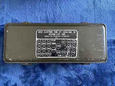 $100 • Buy Vintage Rare Military Electron Tube CY-1451A GRC Vacuum Tube Protective Case