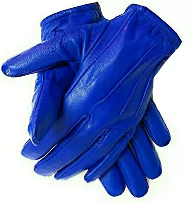 Police Search Pilot Genuine Sheep Leather Gloves Hand Made • $18.99