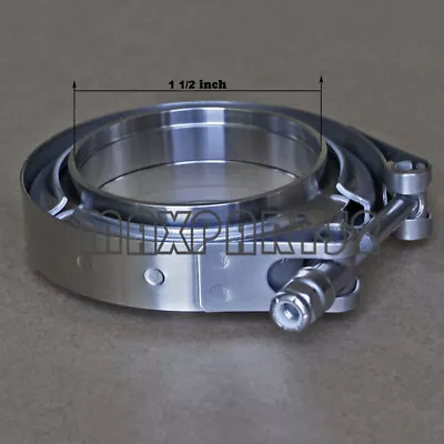 1.5inch Stainless Steel V-Band Clamp SS 304 M/F Flange Exhaust Downpipe Vband  • $19.80