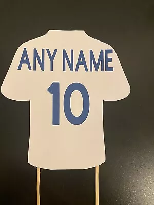 Custom Personalised Cake Topper Football Team Leeds Chelsea Liverpool • £3.50