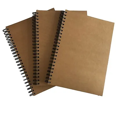 Eco KRAFT A3/A4/A5/A6 WHOLESALE 5mm Squared Notebook Ruled Lined Notepad School  • £399.99